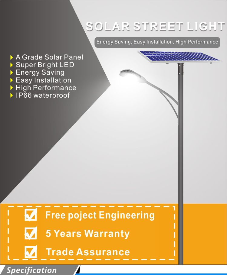 30W 50W LED Module Solar Energy Street Lights