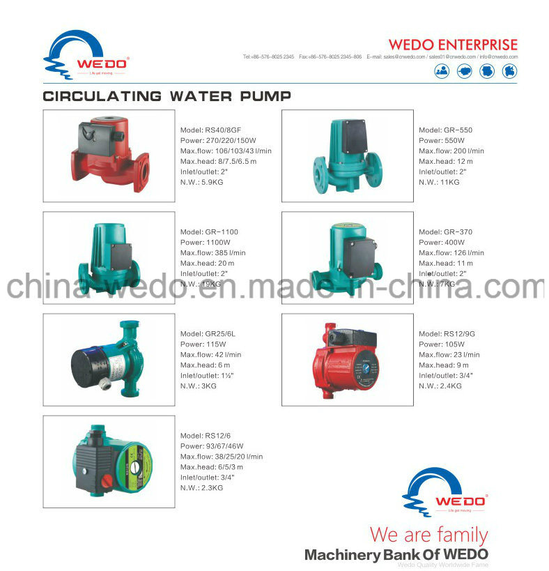 RS25/6 Circulating Circulation Circulator Water Pump (93/67/46)