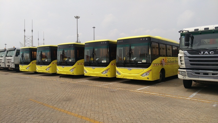 10.5m School Bus 55 Seats Diesel Bus Luxury School Bus with Low Price