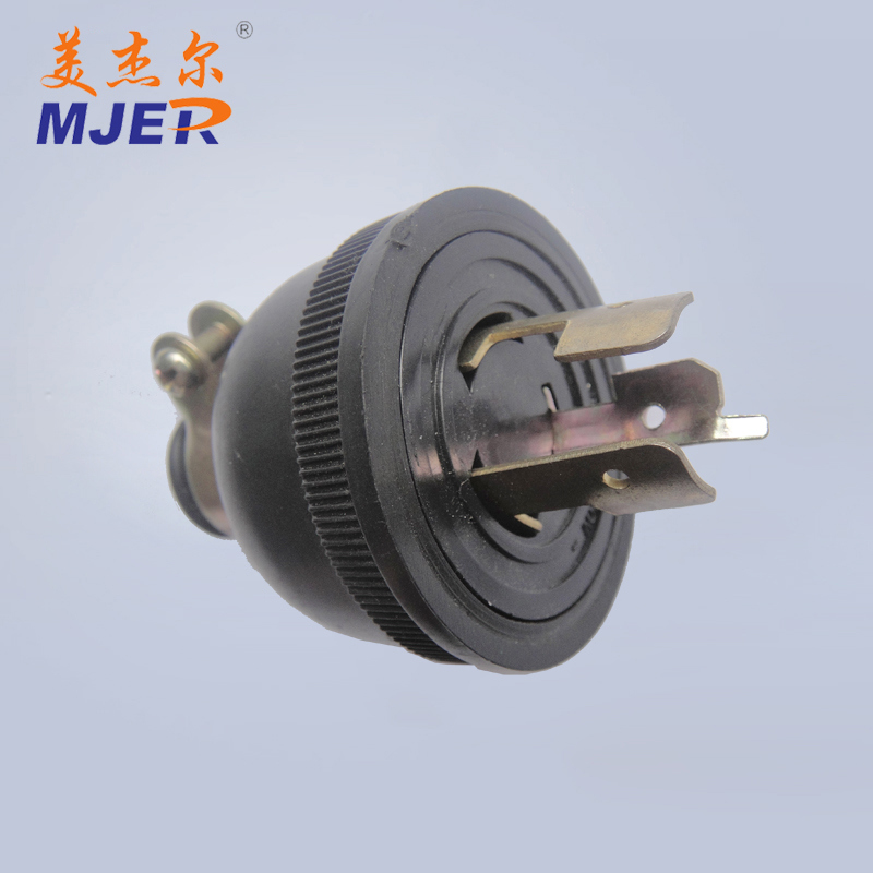 Certificated Power Cord Plug 3 Pin for European Mjer