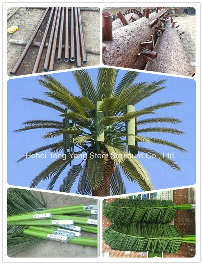 Artificial Palm Tree Communication Poles Monopole Antenna Tower