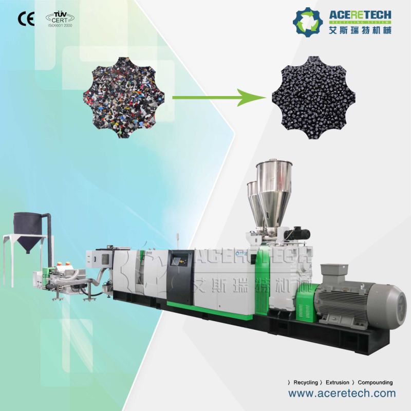 Ce Standard Plastic Recycling Machine for Crushed PP/PE/ABS/PS/HIPS/PC Regrinds