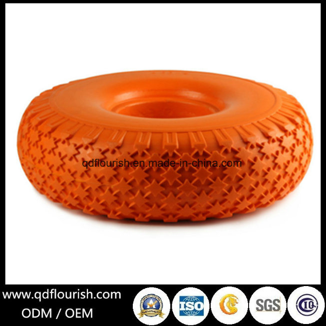 Solid PU Foam Trolley Wheel 13 Inch 350-6 Tyre