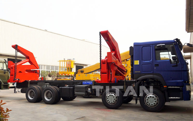 Titan 20 Feet Self Loading Truck Sidelifter Side Loader 40 Foot Container Truck Lifter Side Loaders Semi Trailer