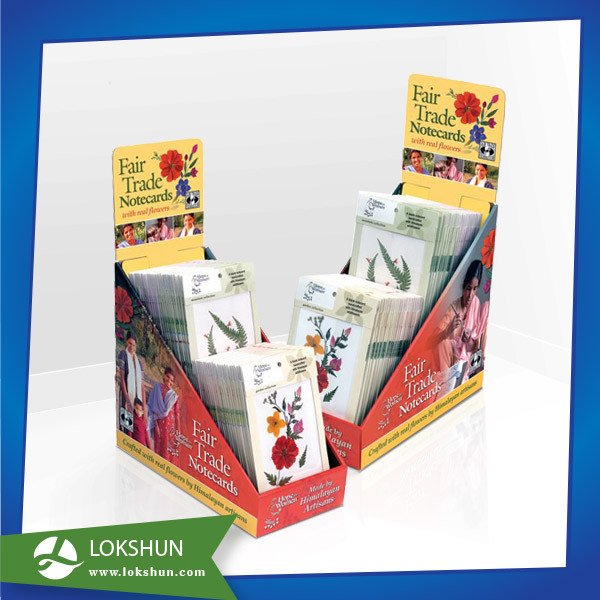 Custom Charity Cardboard Paper Counter Top Display Box