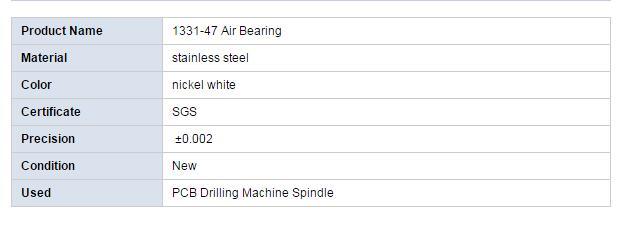 1331-47 Rear Bearing for PCB Drilling Machine Spindle