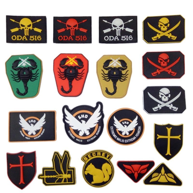 China Supplier Custom PVC Rubber Company Logo Patch