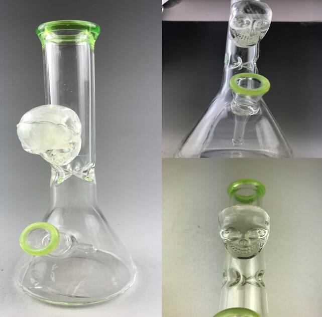 Bontek 8.5 Inches Glass Bottle Water Pipe Beaker Pipe for Smoking