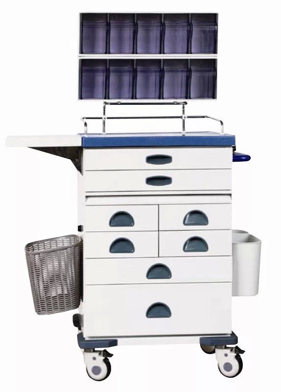 Hospital Anaesthetic Trolleys Medical Equipment Cart Hospital Trolley