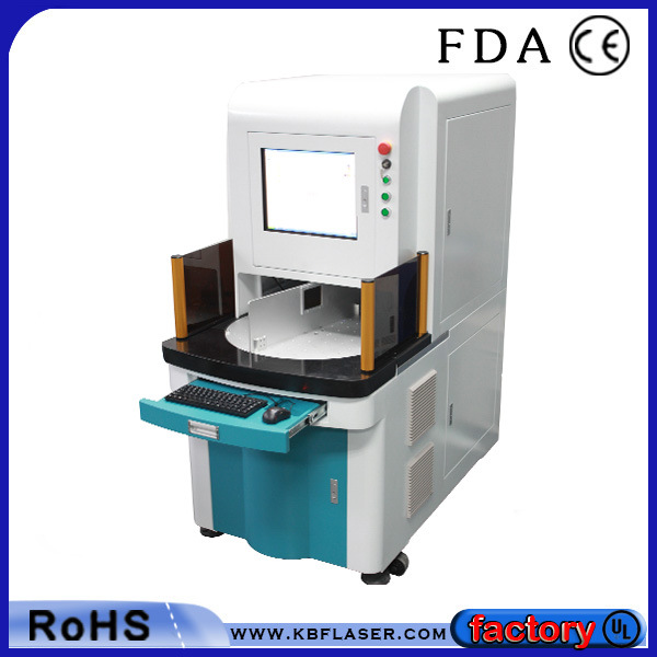 Double-Station High-Precision Trademark Printing Batch Code Plastic 3W/5W UV Laser Marking Machine