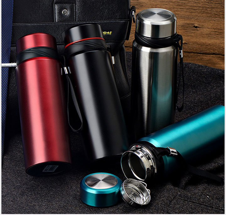 Healthy Water Bottles, Hot 12 Hours Outdoor Vacuum Insulated Stainless Steel Double Walled Thermos Flask