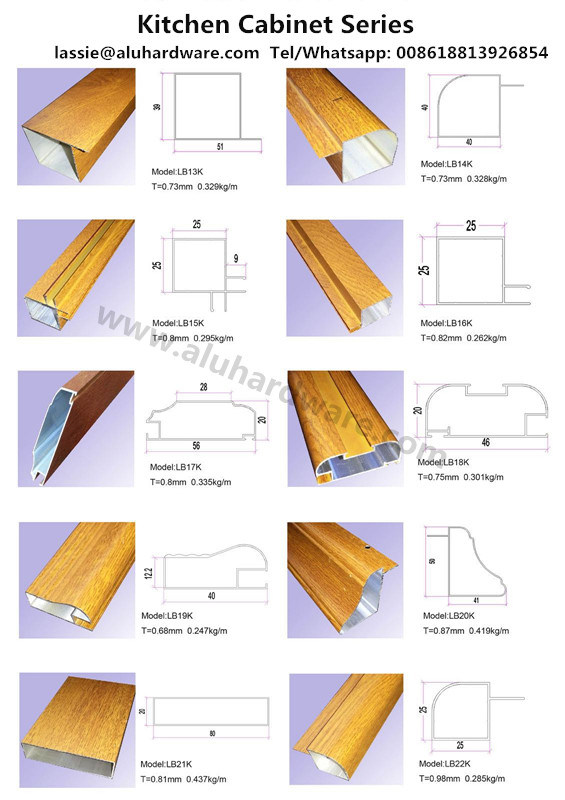 Square Tubes for Making Aluminum Kitchen Cabinet