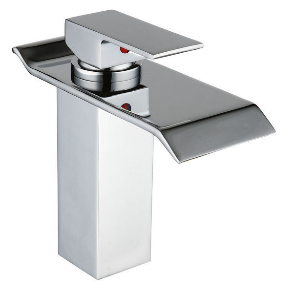 Waterfall Basin Faucet with Chrome Plated