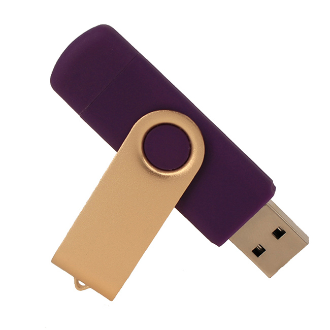 Hot Sale Swivel Plastic Promotion Gift OTG USB Flash Drive (UL-OTG016)