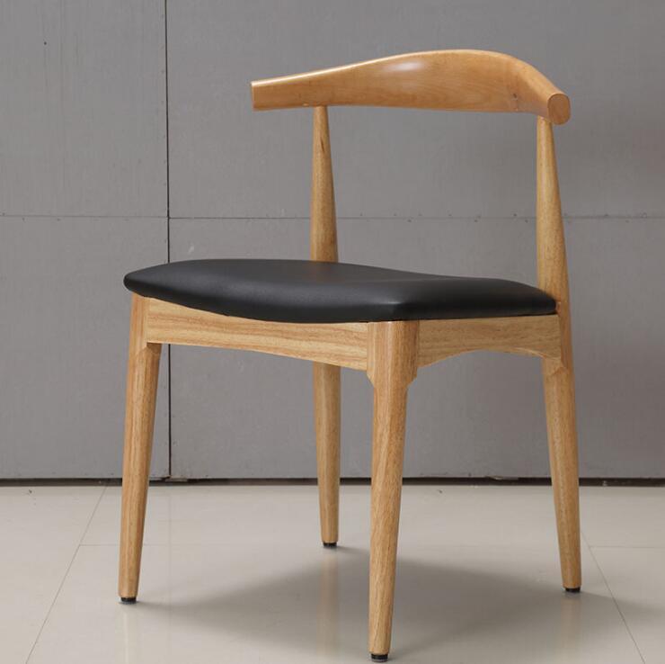 Modern Iron Legs Dining Chair for Restaurant Cafe Furniture