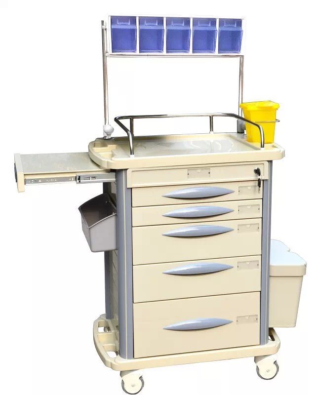 Hospital Anaesthetic Trolleys Medical Equipment Cart Hospital Trolley