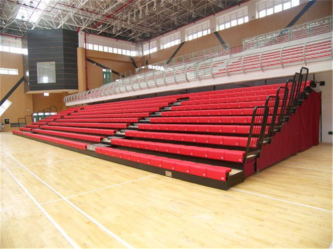 Mobile Tribune Telescopic Bleachers Plastic Stadium Bleacher Seats