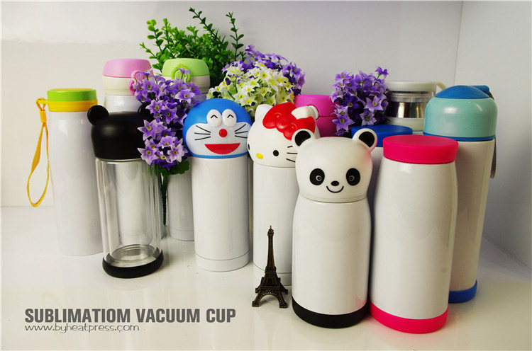 Lovely Sublimation Kt Cat Cartoon Vacuum Flask