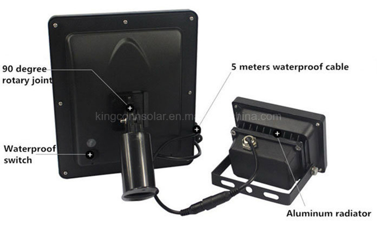 Outdoor Security Solar Spotlight 3W LED Solar Flood Light