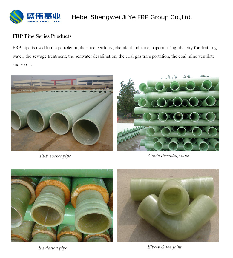 FRP GRP Fiberglass Reinforced Plastic Pipe