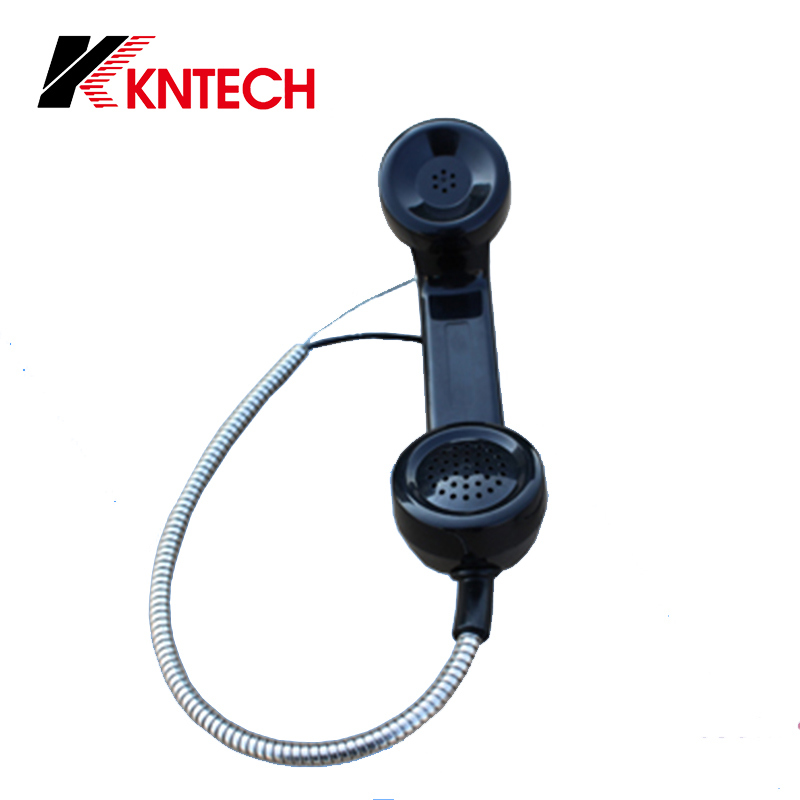 Mobile Phone Handset Stainless Steel Telephone Handset Armoured Line Cable
