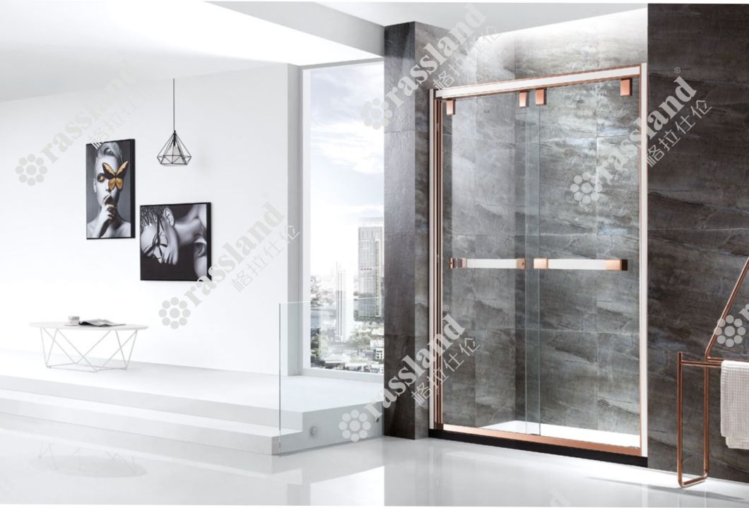 G10p02 Wholesale Price High Grade 304SUS Sliding Glass Bathroom Luxury Shower Room
