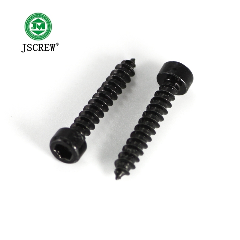 Black Zinc Cap Head Self Tapping Wood Screws