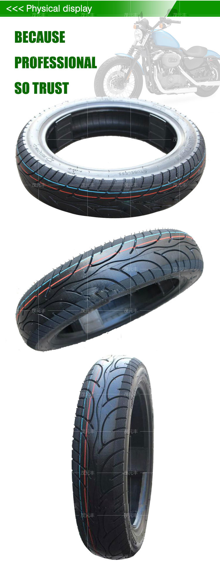 Street Standard 90/90-12 Motorcycle Tire for Saudi Arabia Market