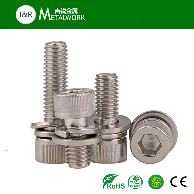 A2 A4 Hex Socket Allen Head Bolt and Washer Sems Screw (SS304 SS316)