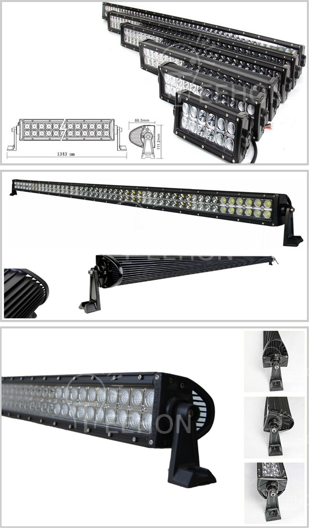 2018 Super Bright 36W Epistar LED Light Bars