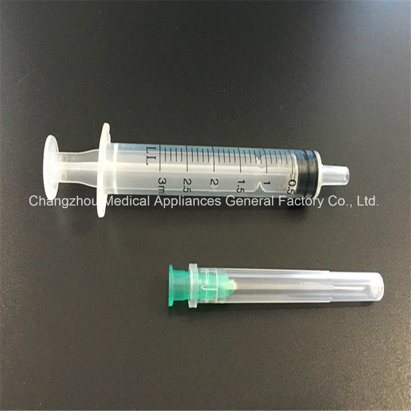 1ml/2ml/3ml/5ml/10ml/20ml Medical Syringe with Injection Needle