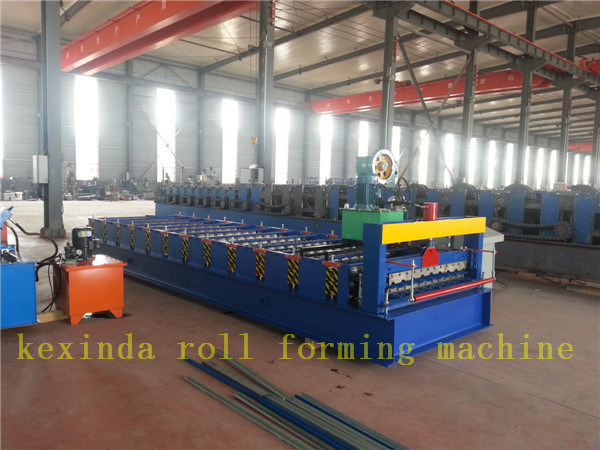 Kxd C18 Russia Popular Metal Roofing Sheet Roll Forming Machine