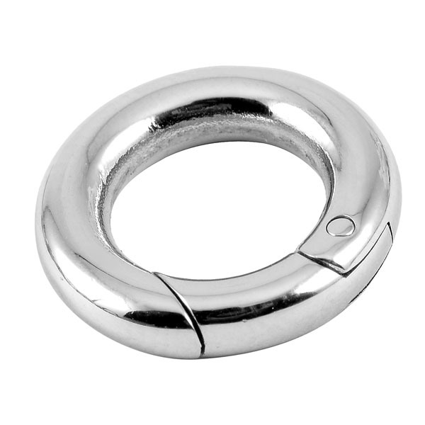 Shiny Split Key Ring Polished Detachable Stainless Steel Key Ring