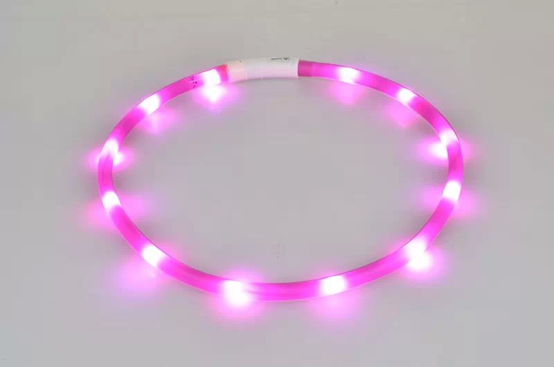 Rechargeable Flashing Night USB Luminous LED Dog Collar Pet Accessories Pet Products