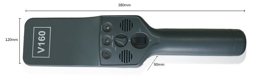 High Sensitivity Hand Held Metal Detector with High Precision