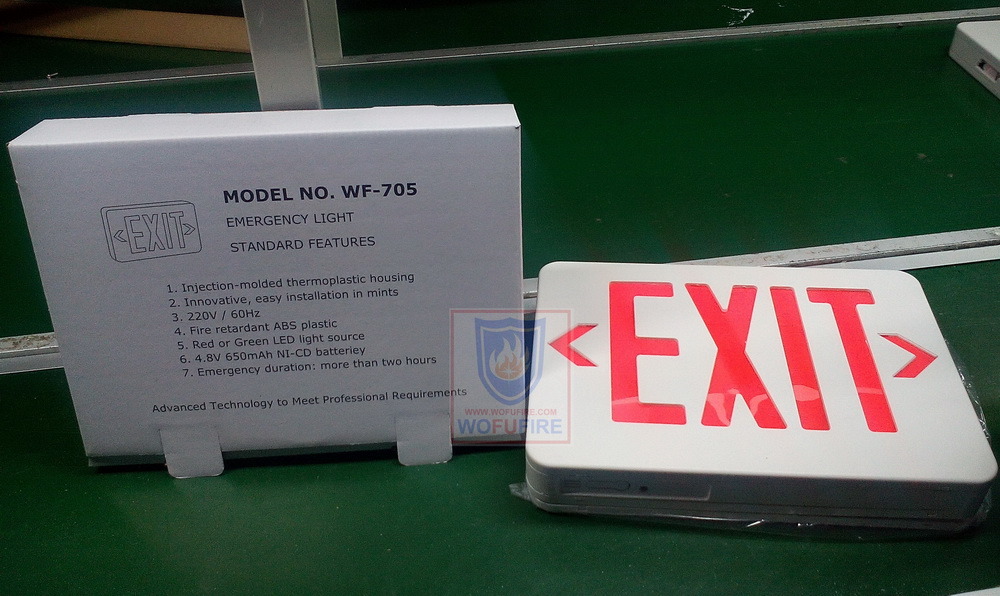 Exit Sign Emergency Light 220V