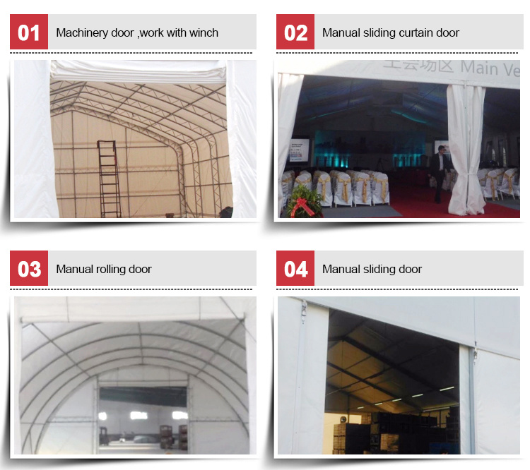 Factory Direct PVC/PE Fabric Customized Storage Warehouse Tent