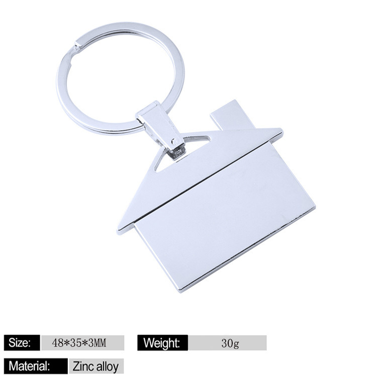 2018 Chinese Supplier Custom House Shaped Rubber PVC Keychain for Promotion Event