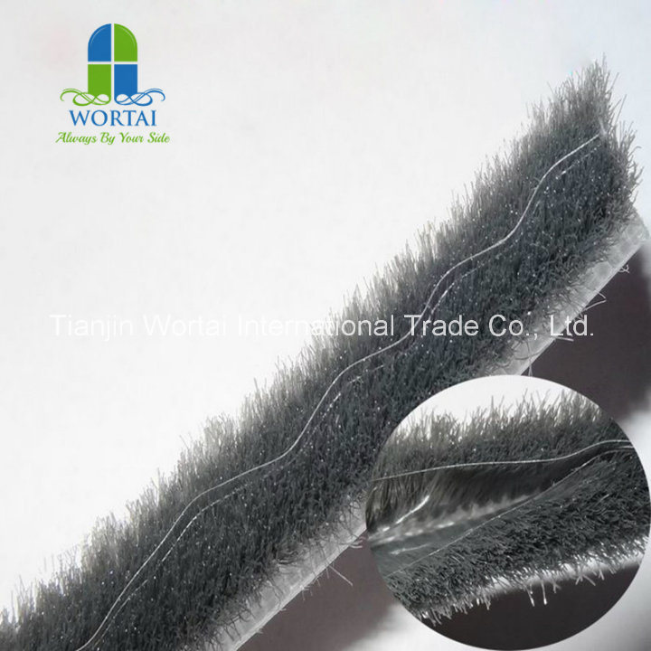 Wool Pile with Fin Mohair Weather Strip for Aluminum Door and Window Brush Seal