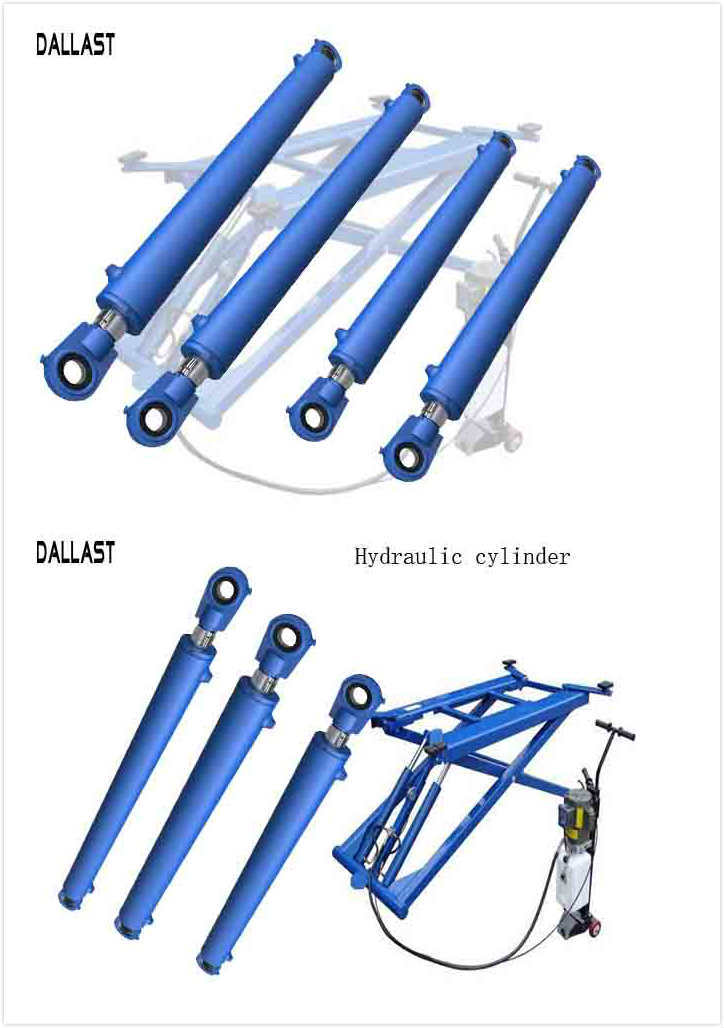 Industrial Double Acting Machinery Parts Mobile Hydraulic Lift Cylinder