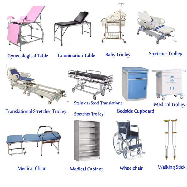 Durable Ce Certification Medical Device Treatment Table / Hopsital Treatment Bed