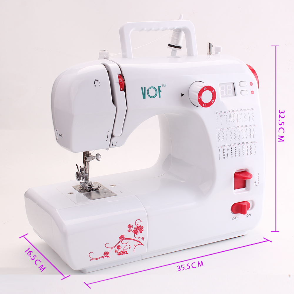 Fhsm-702 Portable Motor Button Hole Sewing Machine with LED Display