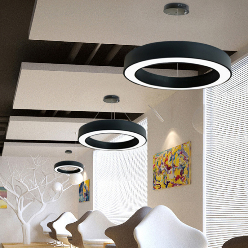 White Color 18W Round LED Pendant Light for Home
