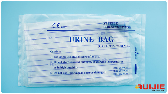 Medical Supply Disposable Urine Bag with Outlet