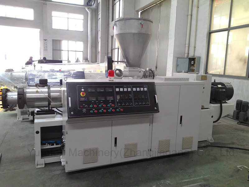 Plastic WPC PVC Window Door Frame Profile Conical Twin-Screw Extruder