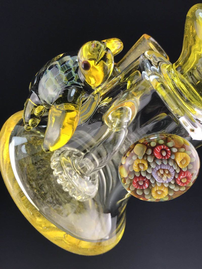 Bontek High End Colorful Glass Smoking Water Pipe with Bowl