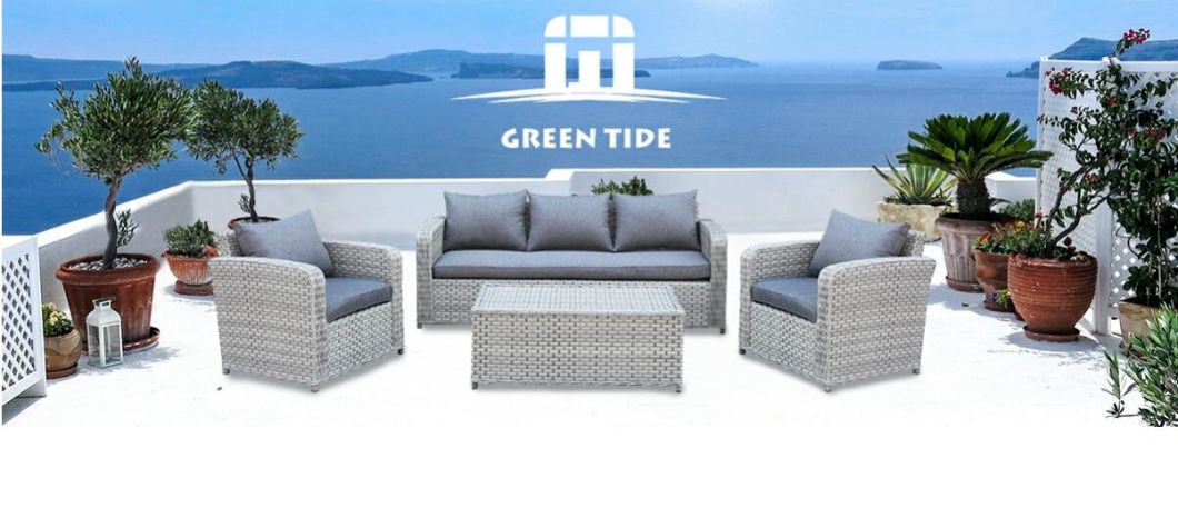 Outdoor Leisure Garden Furniture Rattan Sofa Set 4PCS