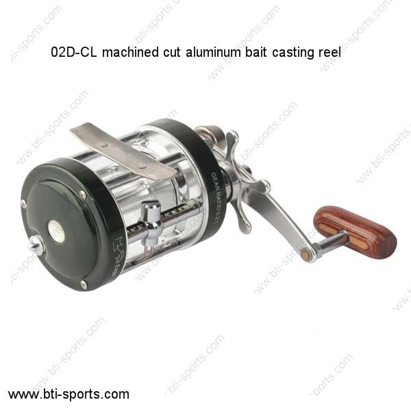 Machined Cut Aluminum Bait Casting Reels 02D-Cl