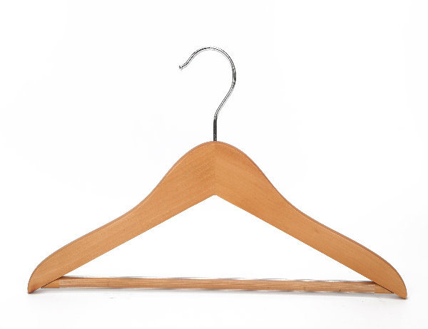 Garment Luxury Wooden Coat Clothes Children Baby Hanger with Bar