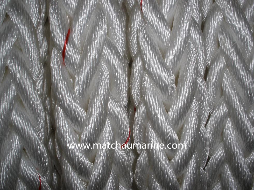 China Manufacturer 16 Strands PP Marine Mooring Rope for Sale